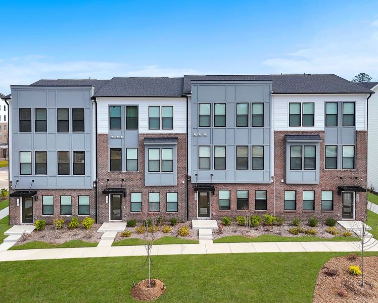 Brand new townhomes and townhome style condos in Cary
