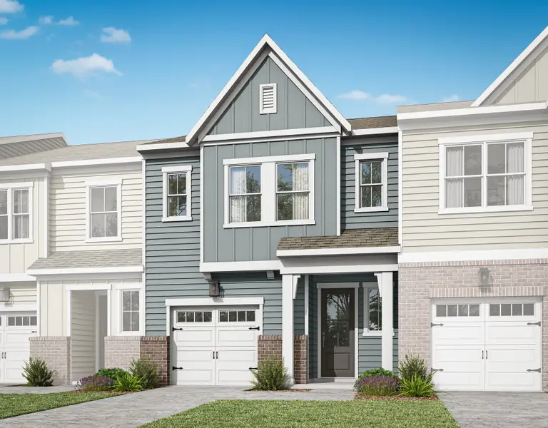 Front exterior of a home in the The Grove at Latta Park community, located in Durham, NC (Image 6).