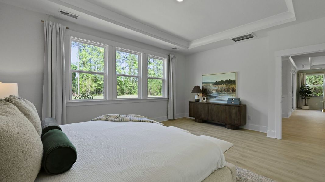 Furnished interior in a model home at Berkeley Bay in Ridgeville (Image 41).