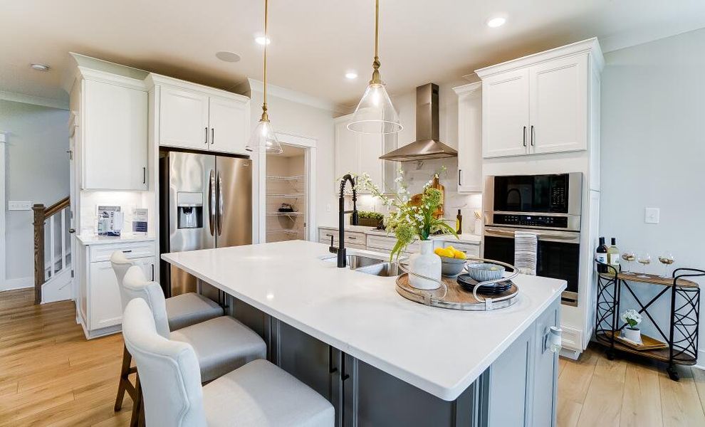 Furnished interior in a model home at Lauren Park in Lexington (Image 4).