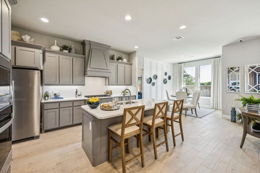 Furnished interior in a model home at Timberbrook in Justin (Image 9).