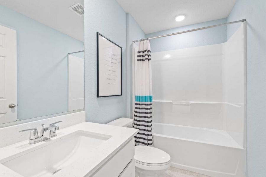 Furnished interior in a model home at Port Charlotte in Port Charlotte (Image 24).