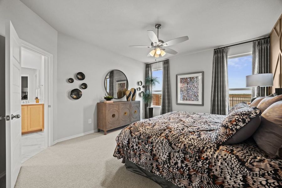 Furnished interior in a model home at Northspur in Terrell (Image 22). Furnished interior in a model home at Northspur in Terrell (Image 22).