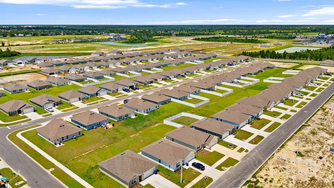 Aerial view of the Liberty community in Panama City, FL, showing layout and nearby surroundings (Image 15).