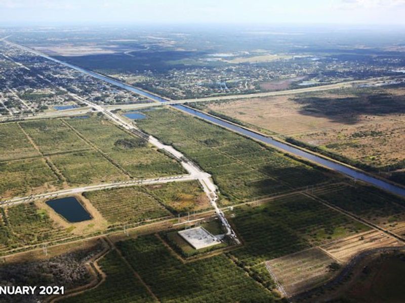 Site preparation and early development at BELTERRA in Port St. Lucie, FL (Image 140).
