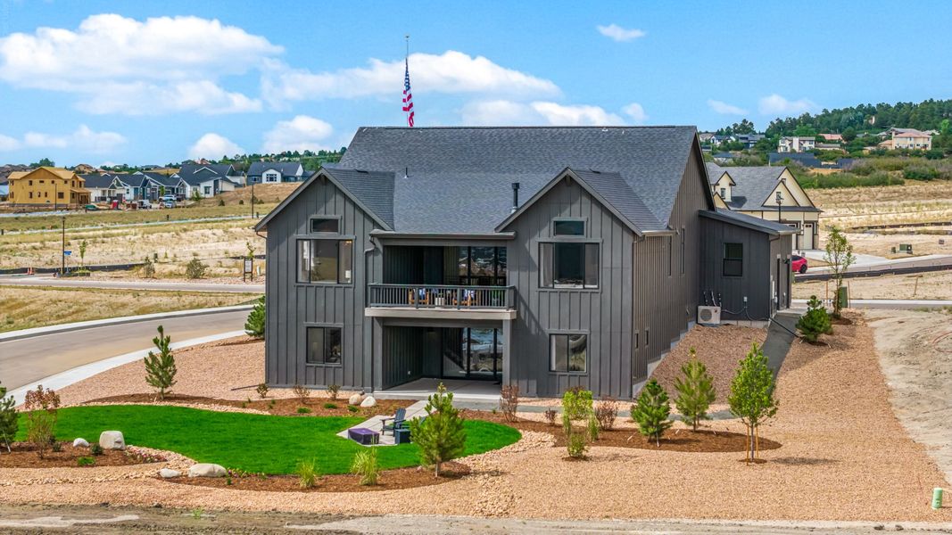 Front exterior of a home in the Jackson Creek community, located in Monument, CO (Image 41).