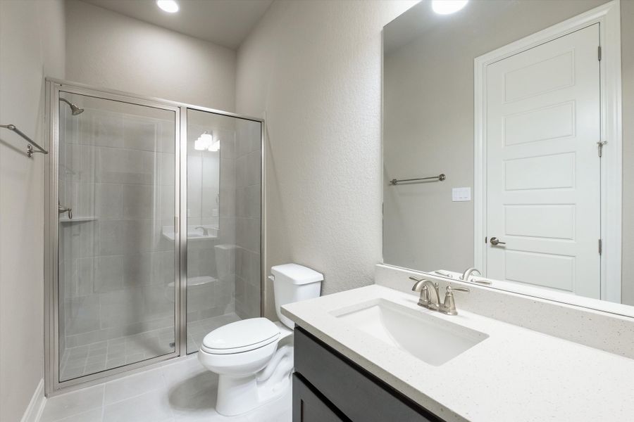 Furnished interior in a model home at Harvest Hills in Marion (Image 21).
