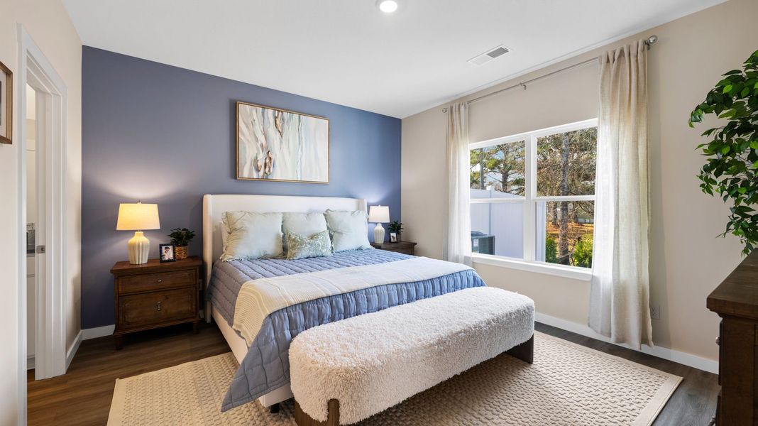 Furnished interior in a model home at Cambridge Cove in Chickamauga (Image 4).