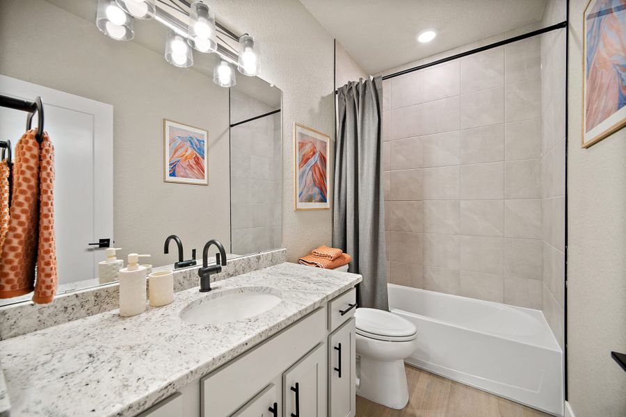 Furnished interior in a model home at The Glen-12 in Colorado Springs (Image 51).