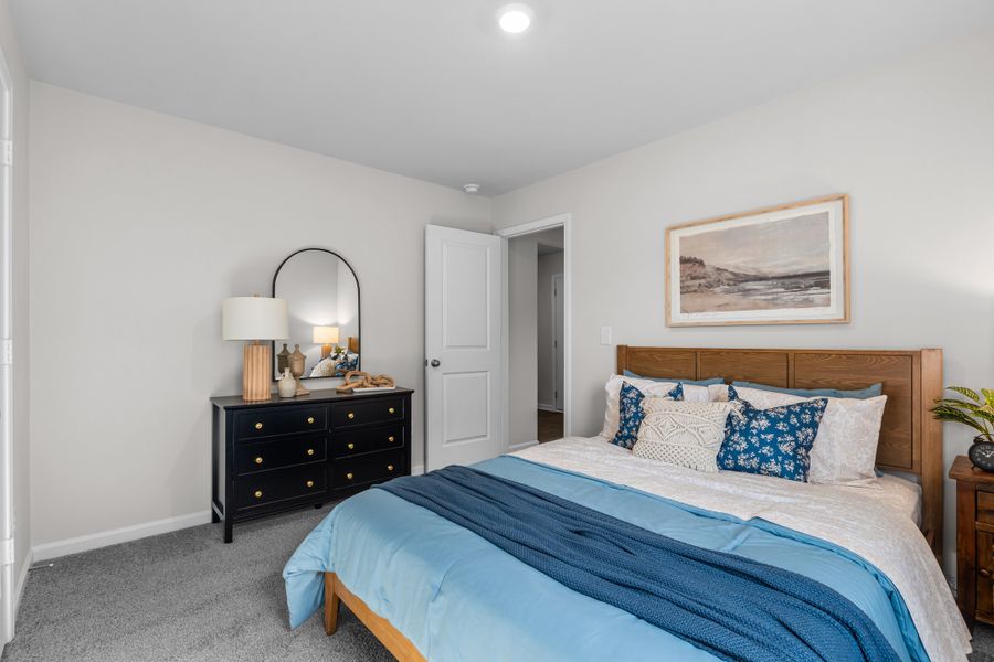 Furnished interior in a model home at Reserve at Mill Creek in Columbia (Image 17).