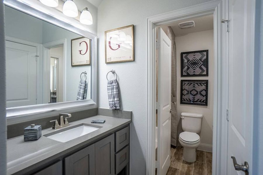 Furnished interior in a model home at Parker Ranch in Parker (Image 16).