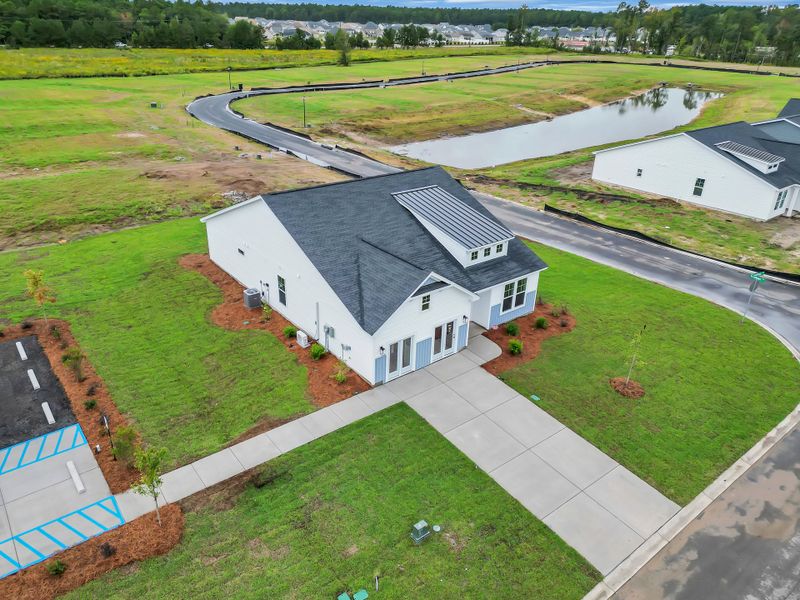 Aerial view of the King Farm Estates community in Aynor, SC, showing layout and nearby surroundings (Image 1).