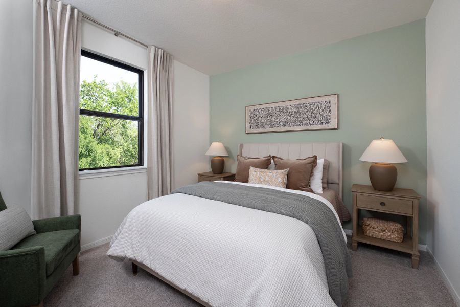 Furnished interior in a model home at Emory Glen in Magnolia (Image 10).