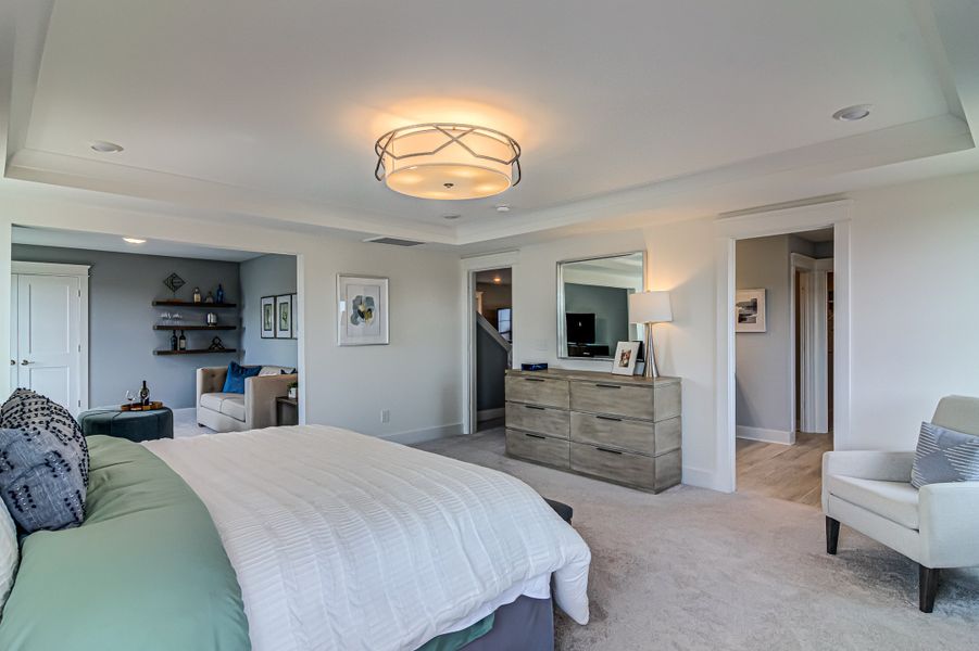 Furnished interior in a model home at Verona in Burlington (Image 10).