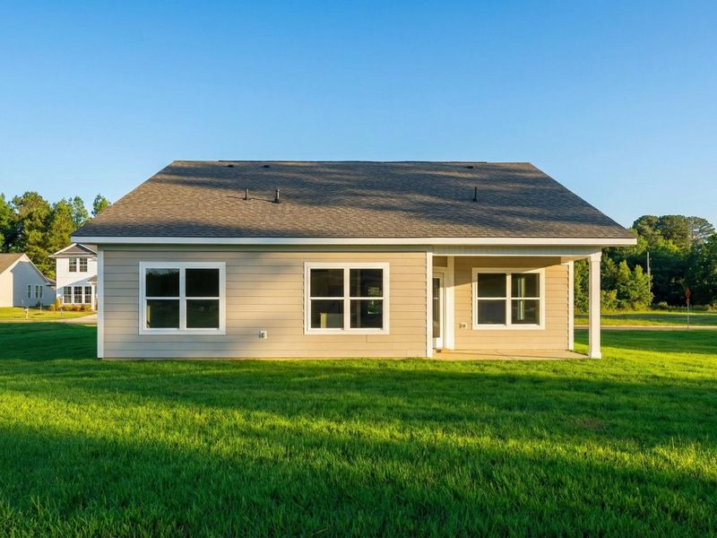 Exterior details of a home in Bailey Park, Fayetteville (Image 5).