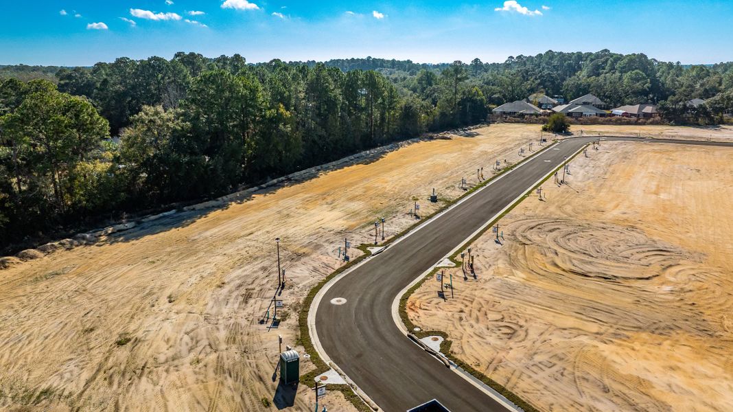 Site preparation and early development at Buckeye's Landing in Navarre, FL (Image 27).