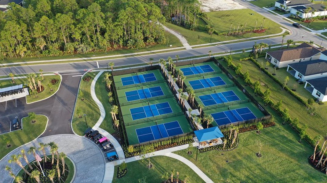 Timbers Everlands Aerial Amenity Pickleball 8of12