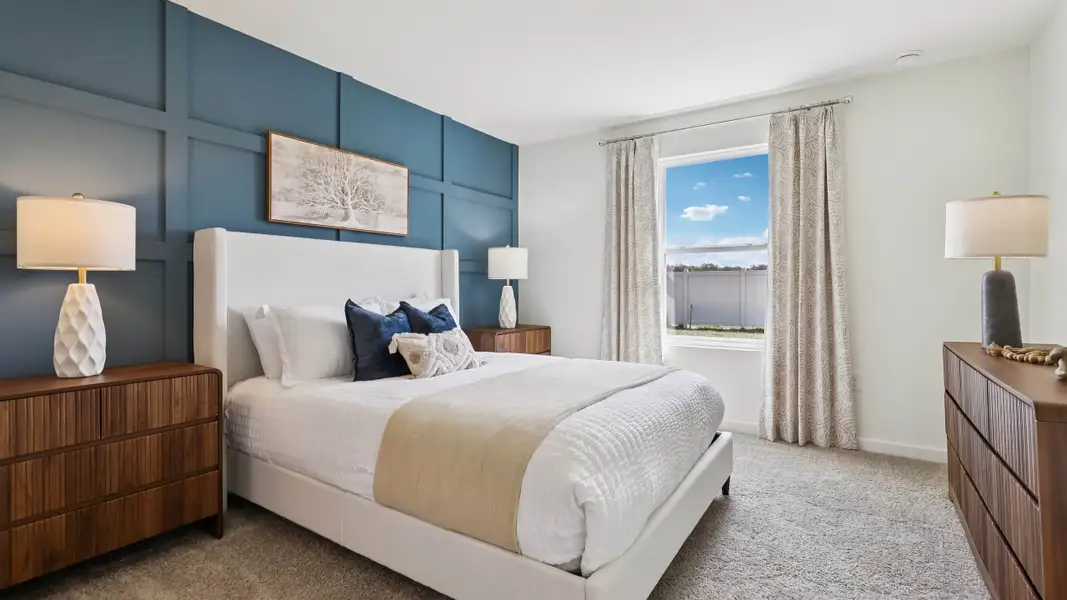 Furnished interior in a model home at Somerset Bay in Spring Hill (Image 14).