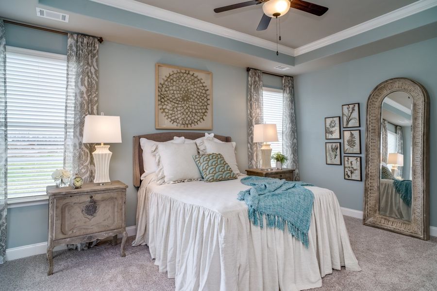 Furnished interior in a model home at Harvest Point in Spring Hill (Image 8).