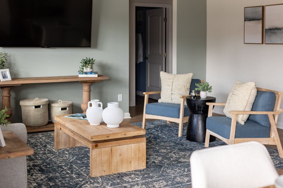 Furnished interior in a model home at Heritage at New Riverside in Bluffton (Image 16).