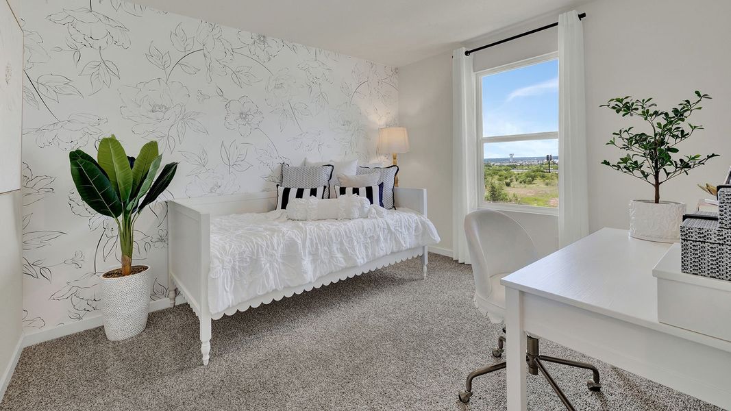 Furnished interior in a model home at Mayfair in New Braunfels (Image 29).