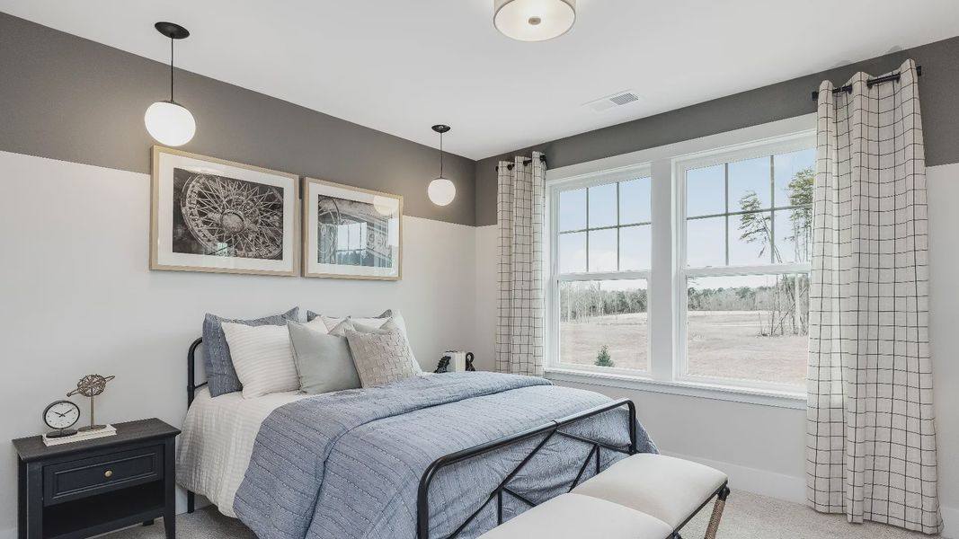 Furnished interior in a model home at Owen Park in Gibsonville (Image 37).