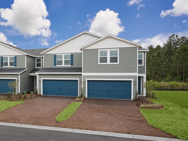 Front exterior of a home in the Parkside at Shearwater community, located in St. Augustine, FL (Image 4).
