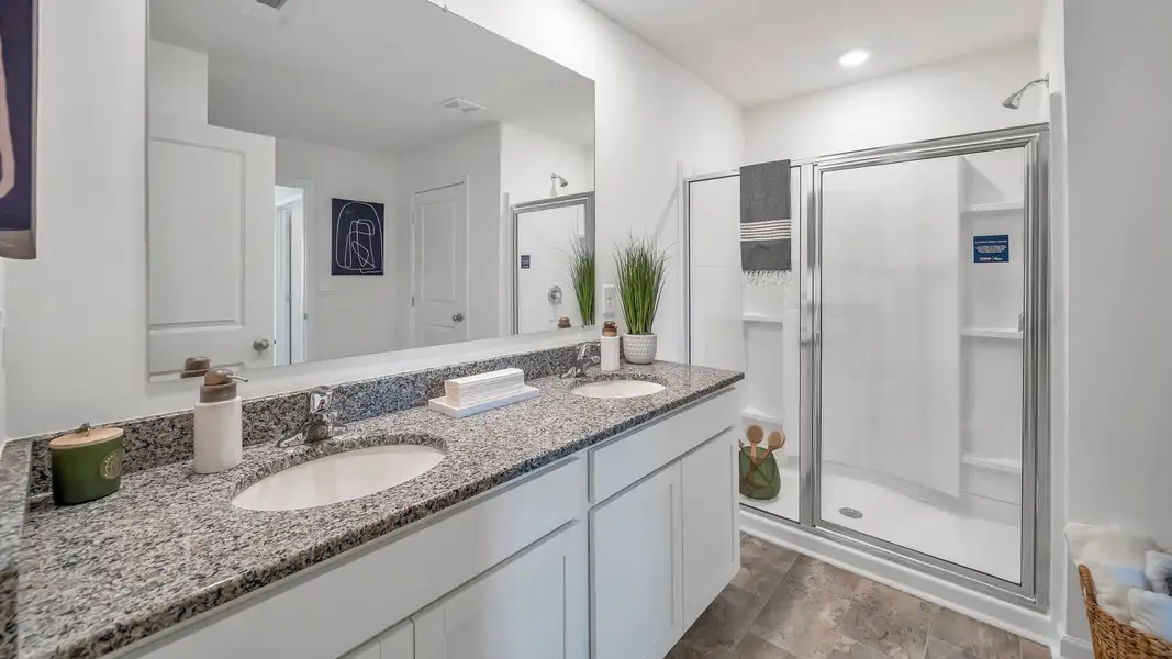Furnished interior in a model home at Catlett Cove in Knoxville (Image 29). Furnished interior in a model home at Catlett Cove in Knoxville (Image 29).