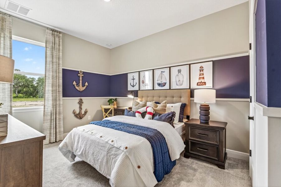 Furnished interior in a model home at Huntington Park in Titusville (Image 31).