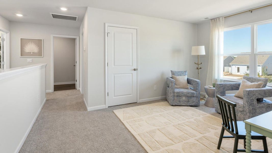 Furnished interior in a model home at Bella Point in Bolivia (Image 23). Furnished interior in a model home at Bella Point in Bolivia (Image 23).