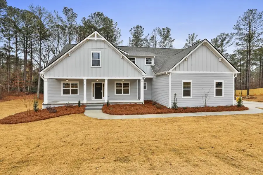 Front exterior of a home in the Wimberly Estates community, located in Newnan, GA (Image 2). Front exterior of a home in the Wimberly Estates community, located in Newnan, GA (Image 2).