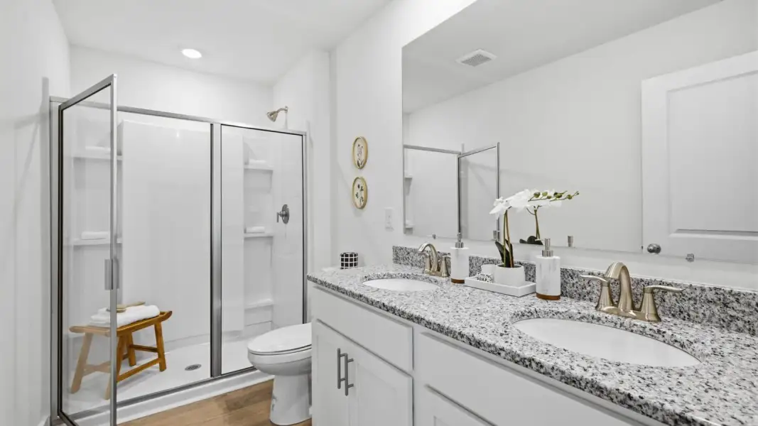 Furnished interior in a model home at Oak Vista in Knoxville (Image 27).