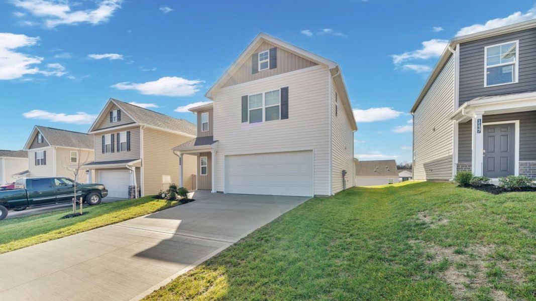 Aerial view of the Johnson Farms community in Greeneville, TN, showing layout and nearby surroundings (Image 1). Aerial view of the Johnson Farms community in Greeneville, TN, showing layout and nearby surroundings (Image 1).