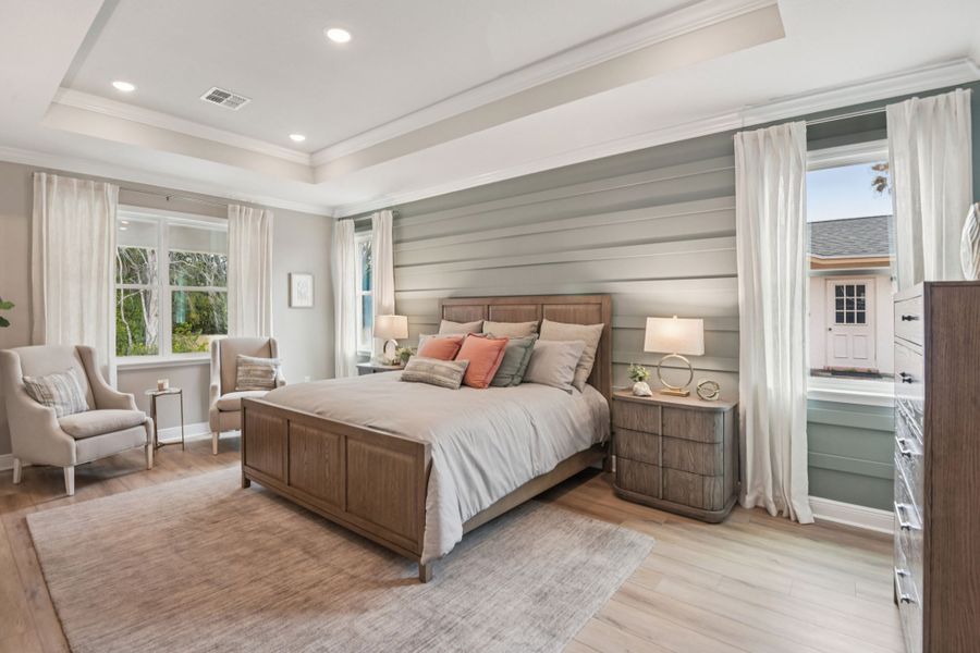 Furnished interior in a model home at Sugarmill Woods in Homosassa (Image 6).