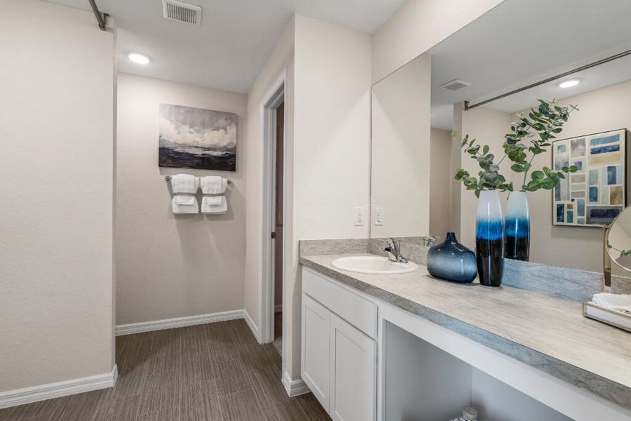 Furnished interior in a model home at LaBelle in Labelle (Image 7).