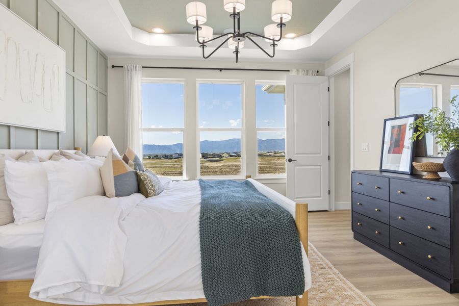 Plan C411 - American Legend Homes' Model in Sterling Ridge - Main Bedroom