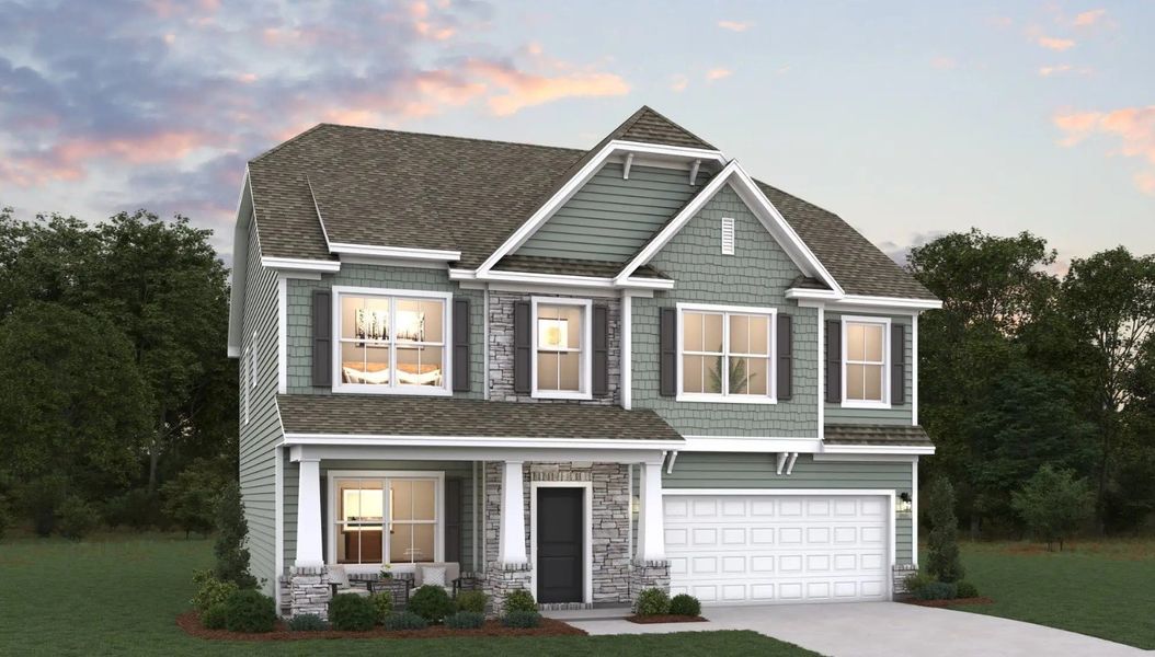 Front exterior of a home in the The Pier South 42' community, located in Seneca, SC (Image 1). Front exterior of a home in the The Pier South 42' community, located in Seneca, SC (Image 1).