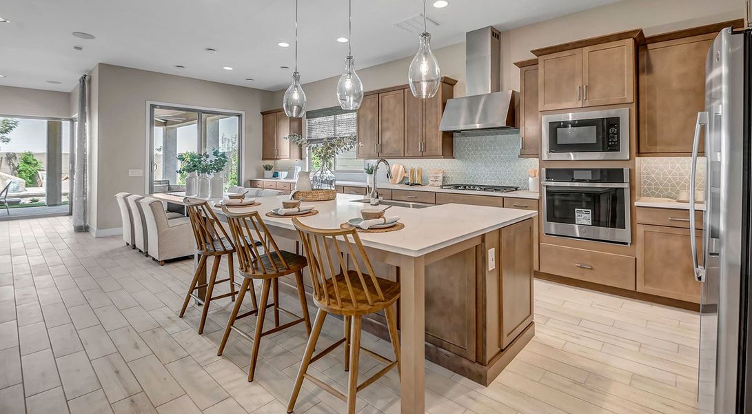 Furnished interior in a model home at Fire Sky at Alamar in Avondale (Image 23).