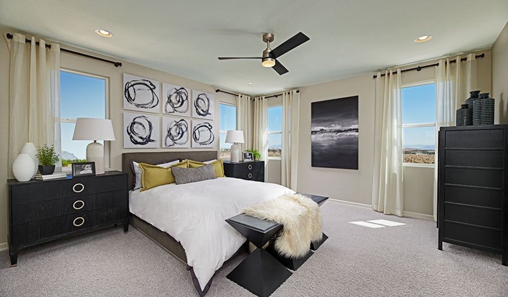 Furnished interior in a model home at Paint Brush Hills in Peyton (Image 34). Furnished interior in a model home at Paint Brush Hills in Peyton (Image 34).