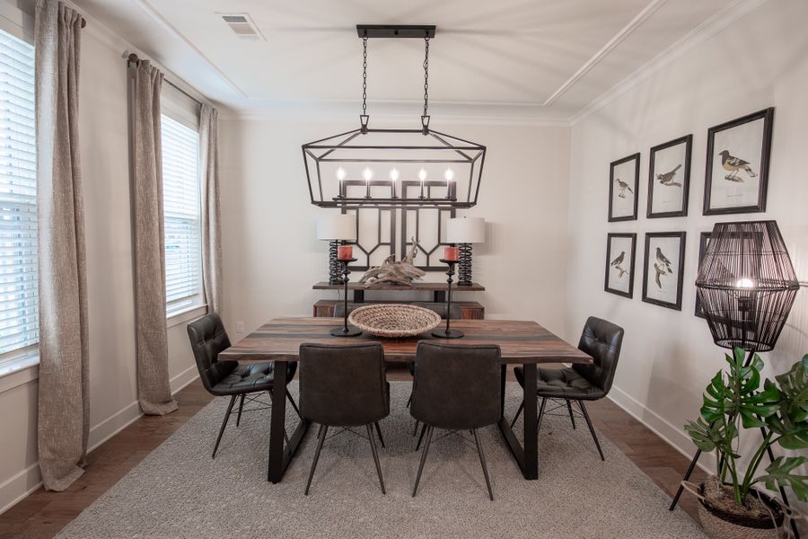 Furnished interior in a model home at Lockwood in Collierville (Image 11). Furnished interior in a model home at Lockwood in Collierville (Image 11).