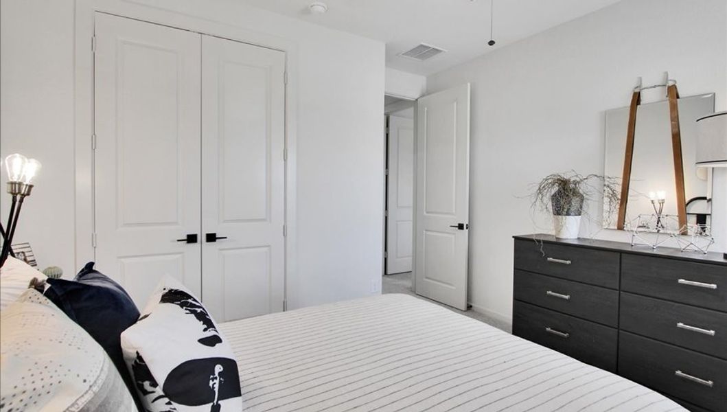 Furnished interior in a model home at Canterra Creek  60' in Iowa Colony (Image 27).