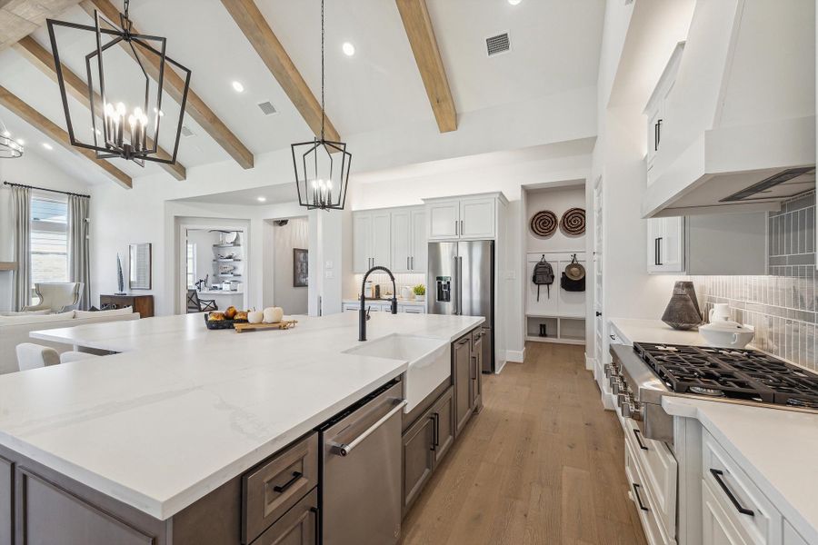 Furnished interior in a model home at The Woodlands Hills – 65' in Willis (Image 13). Furnished interior in a model home at The Woodlands Hills – 65' in Willis (Image 13).