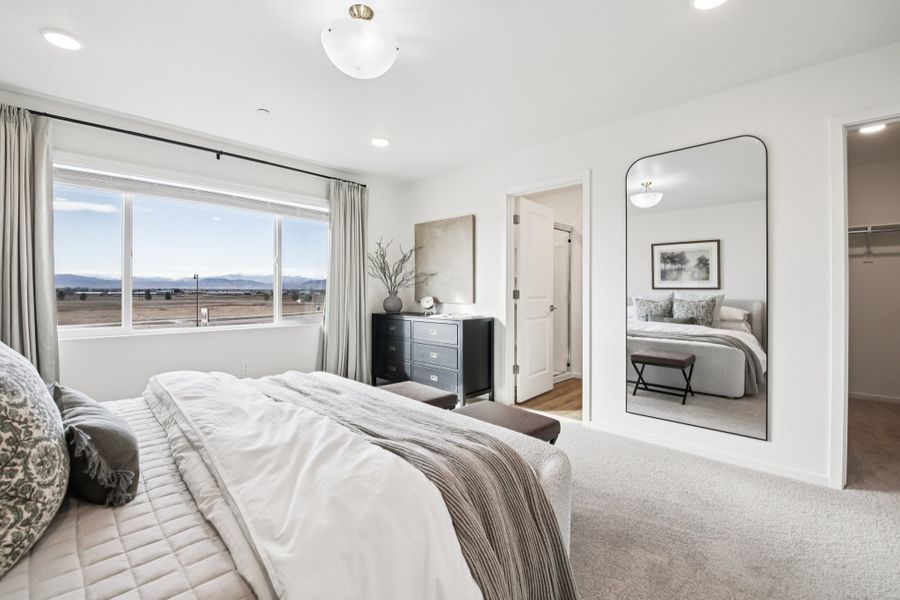 Furnished interior in a model home at Timnath Ranch Townhomes in Timnath (Image 29). Furnished interior in a model home at Timnath Ranch Townhomes in Timnath (Image 29).
