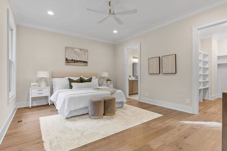 Furnished interior in a model home at Hidden River in Signal Mountain (Image 40).