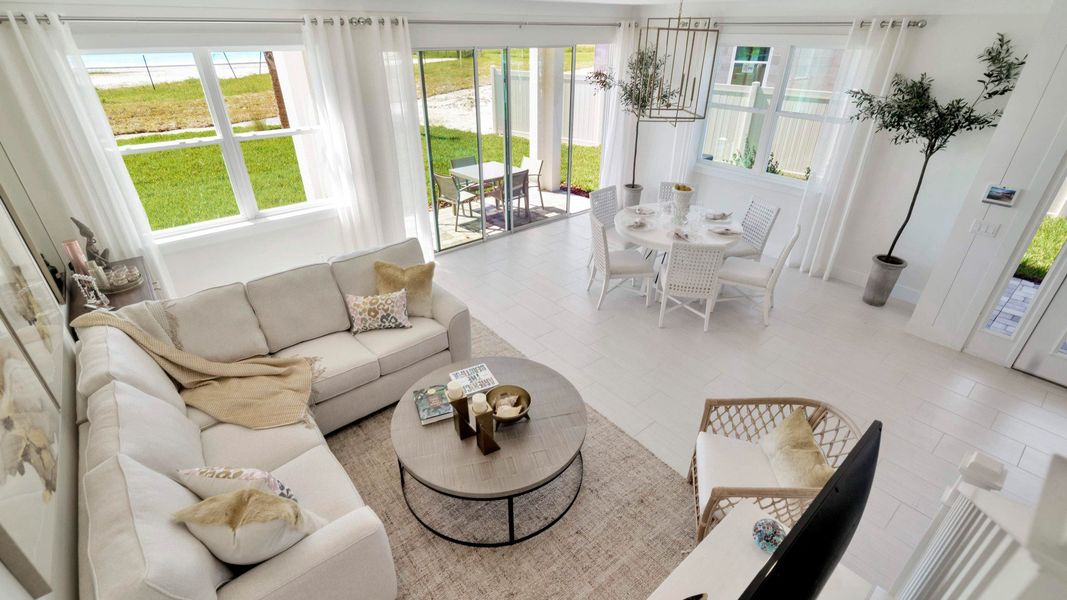 Furnished interior in a model home at Lagoon Residences at Epperson in Wesley Chapel (Image 6).