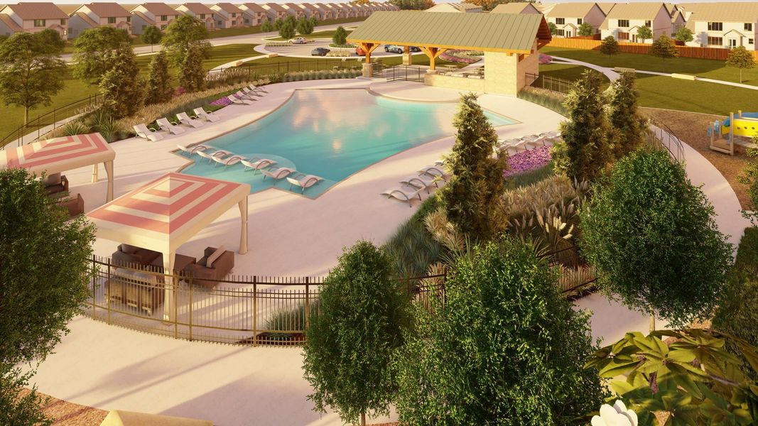 Retreat at Fossil Creek Pool Rendering