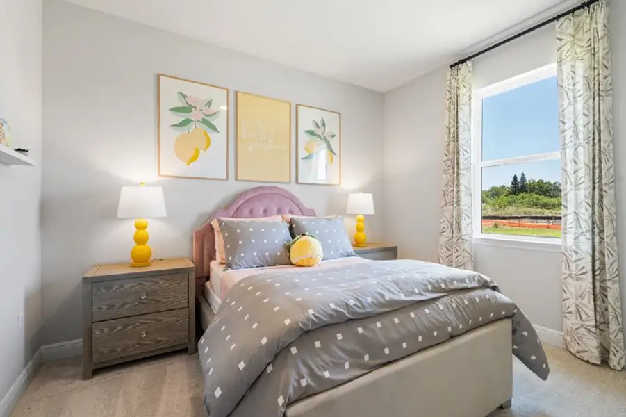 Furnished interior in a model home at Spirit Of Sebastian in Sebastian (Image 40).