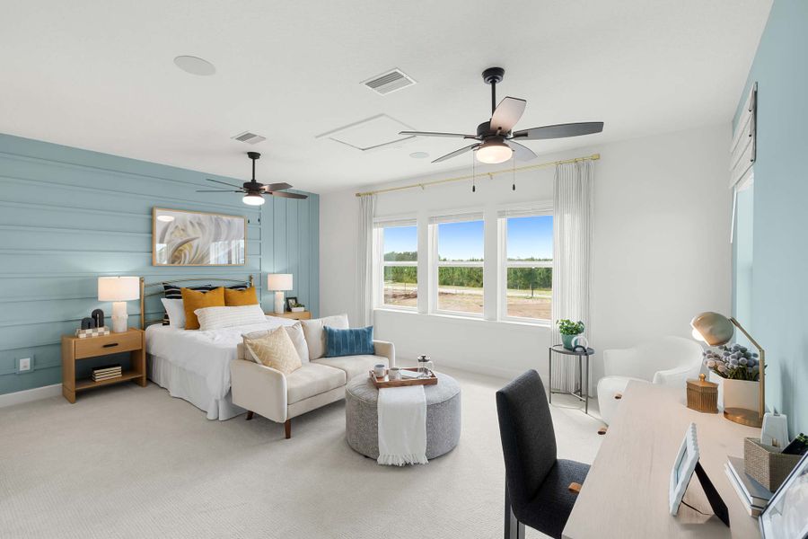 Furnished interior in a model home at Seven Pines 24' Rear Entry Townhomes in Jacksonville (Image 47). Furnished interior in a model home at Seven Pines 24' Rear Entry Townhomes in Jacksonville (Image 47).