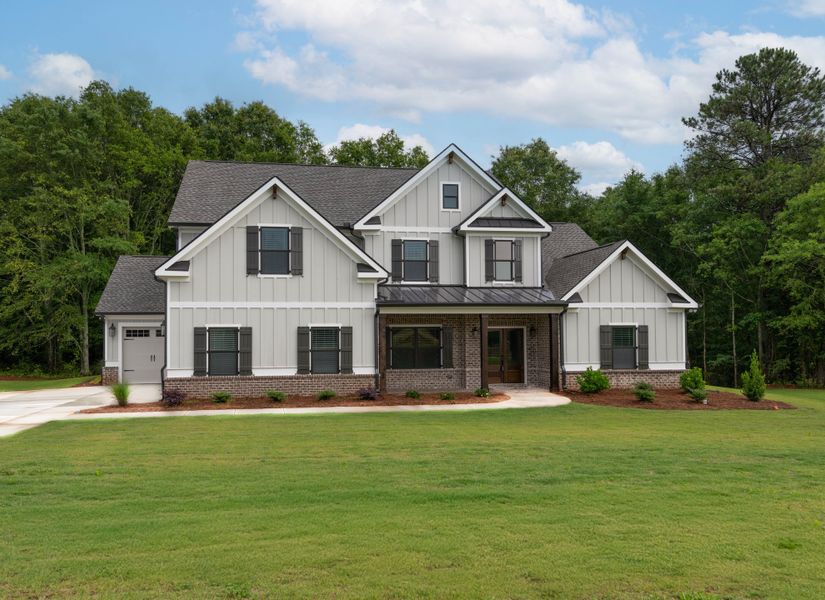 Front exterior of a home in the Stonegate community, located in Monroe, GA (Image 12).