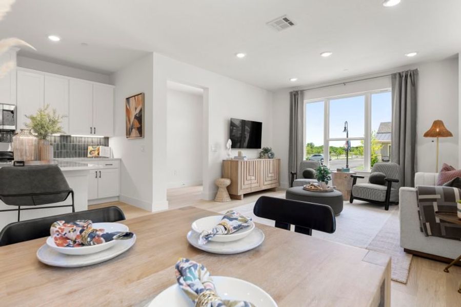 Furnished interior in a model home at Talia in Mesquite (Image 24).